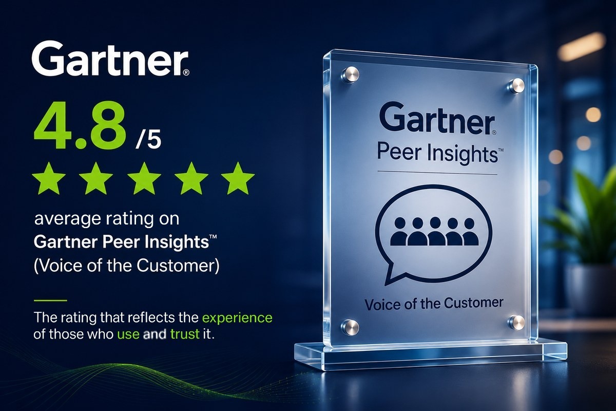 Gartner Peer Insights Voice of the Customer: Central IT's average rating of 4.8 out of 5
